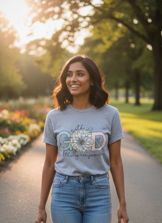 With God All Things Are Possible T-Shirt