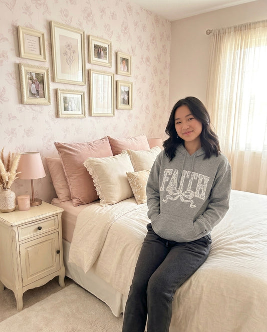 "Faith" Lace-Like Hoodie