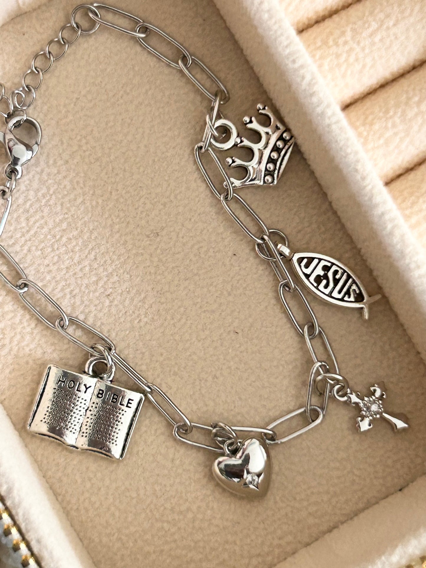 The Daughter of the King Charm Bracelet