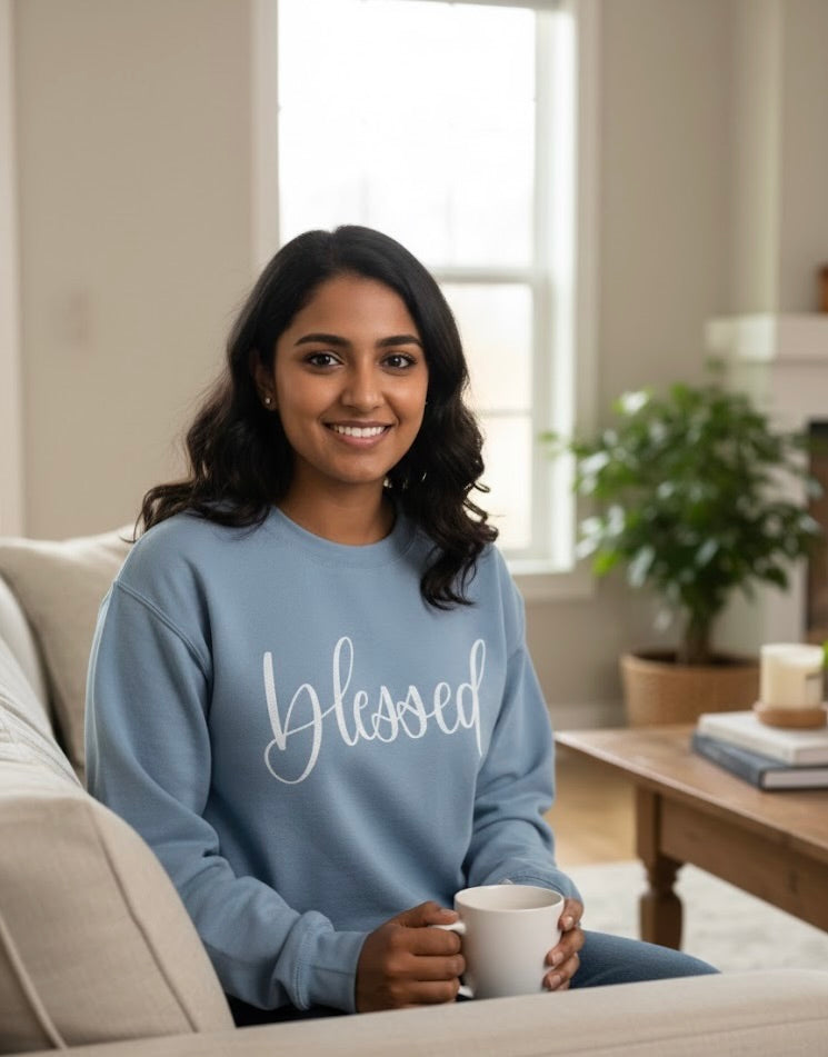 "Blessed" Oversized Sweatshirt