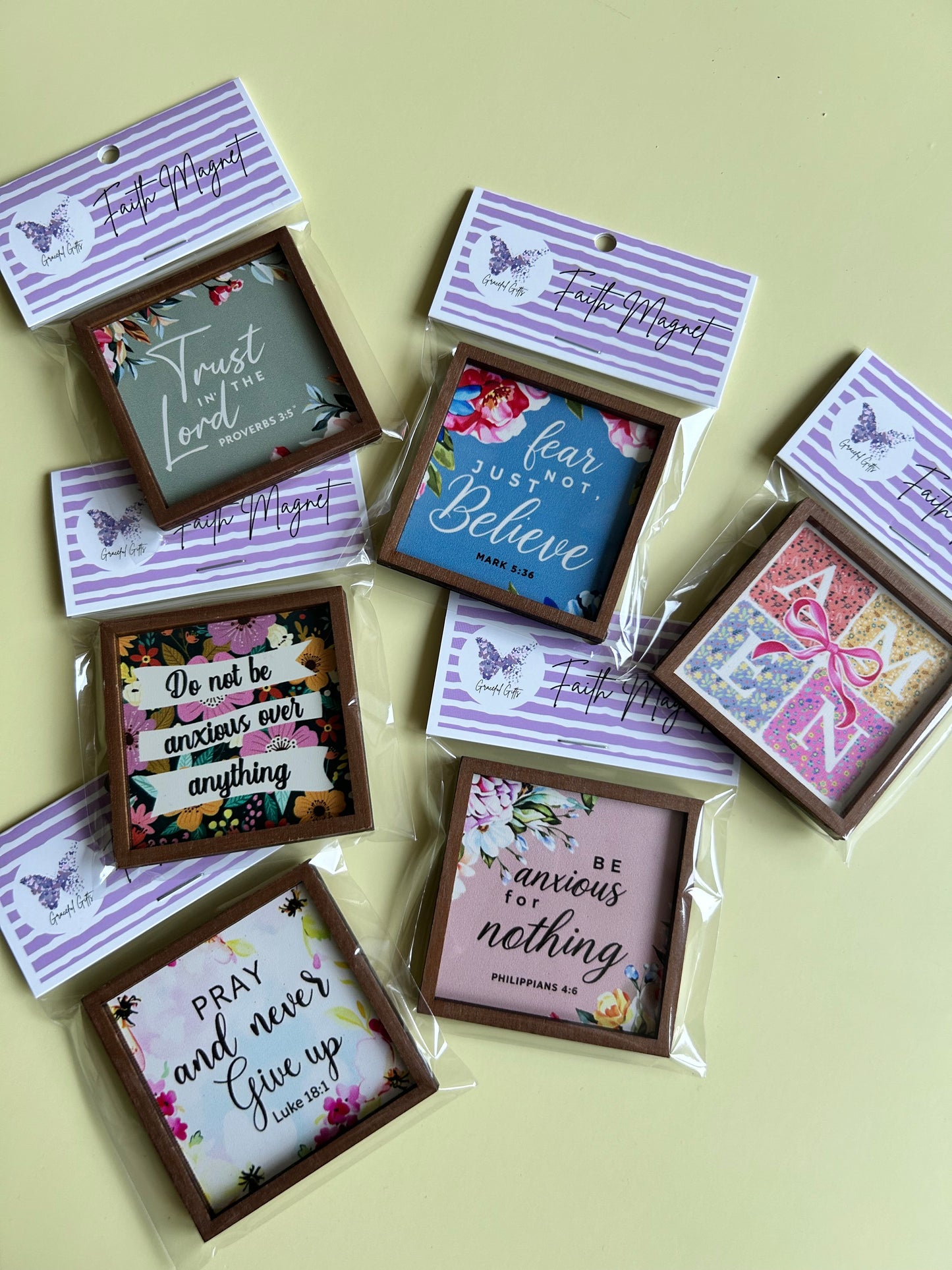 Scripture Magnet Frame Collection: 6 Styles