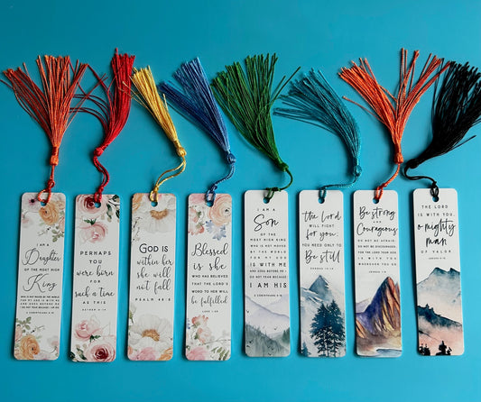 Metal Faith Bookmarks - 12 styles
