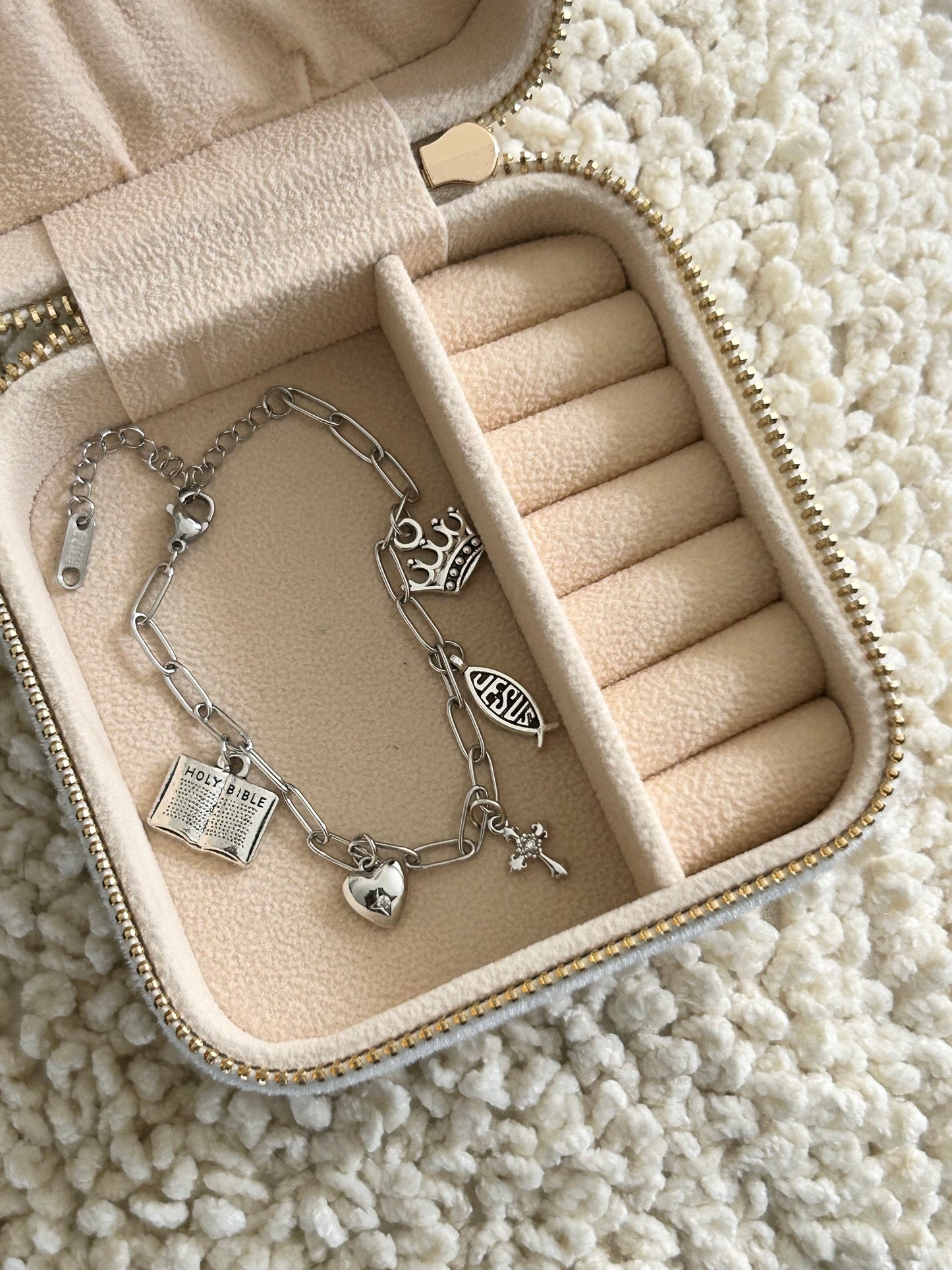 The Daughter of the King Charm Bracelet