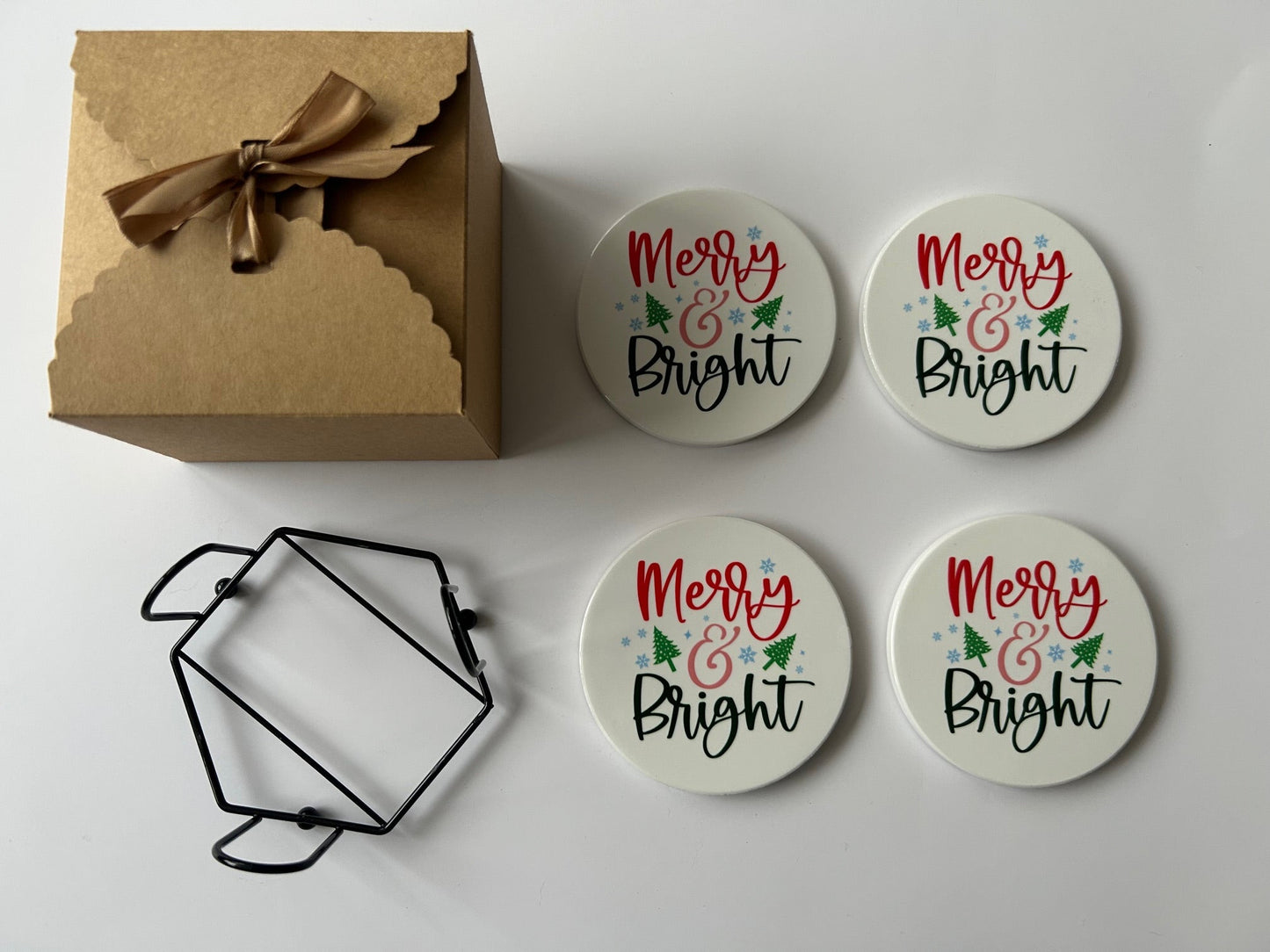 Holiday Coaster Gift Set