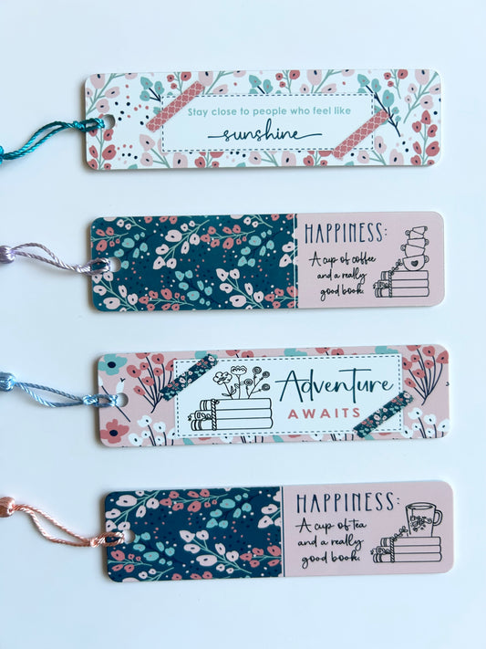 Metal Bookmarks: Happiness Collection - 4 Styles