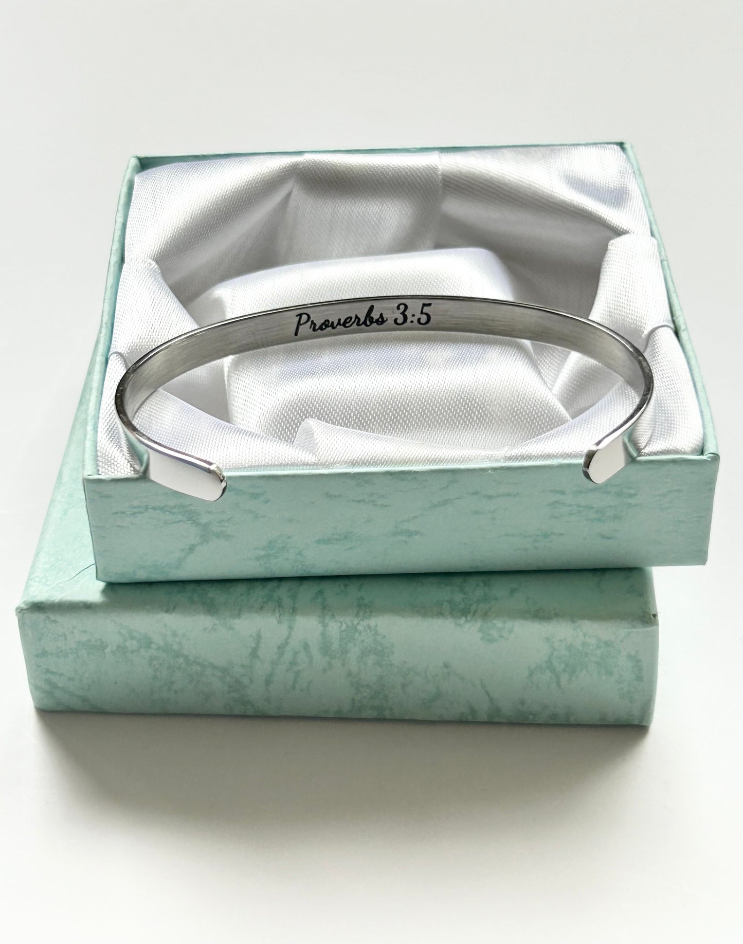 The Scripture Bangle Collection: 4 Styles